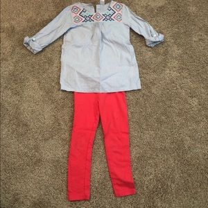 Carter’s girls 5T outfit